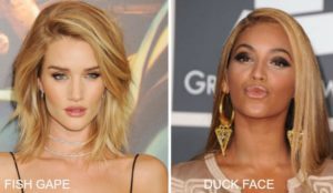 The Fish Gape vs The Duck Face The Celeb Edition